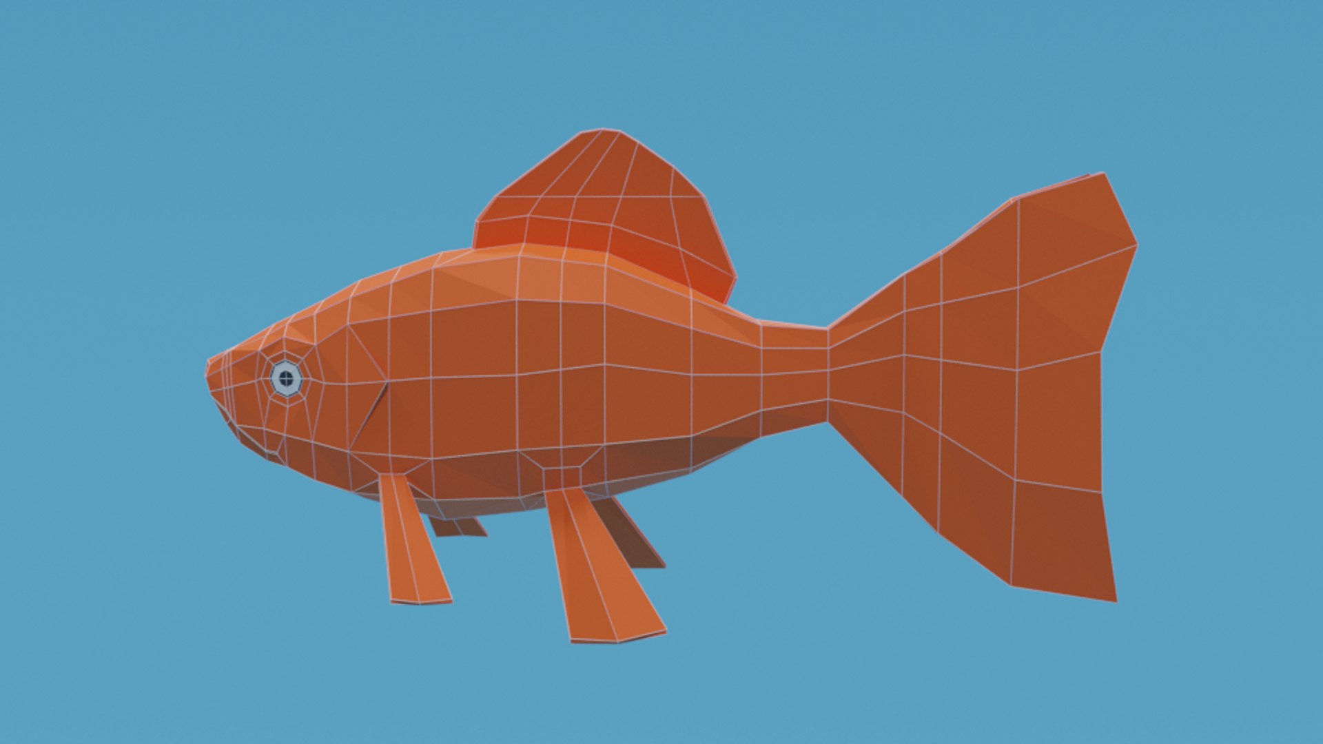 Goldfish Fish 3D - TurboSquid 1571227