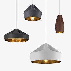 3D model marset pleat box lamp
