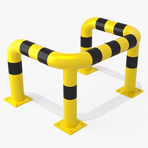 Protection bollard 04 3D