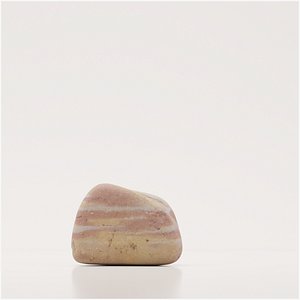 Smooth Natural Striped River Stone