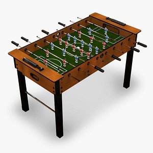 3d soccer table model