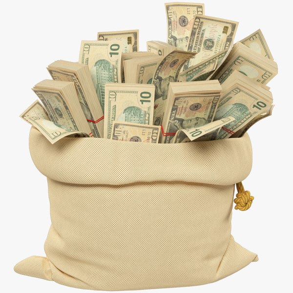 Money Bag V13 3D - TurboSquid 1934613