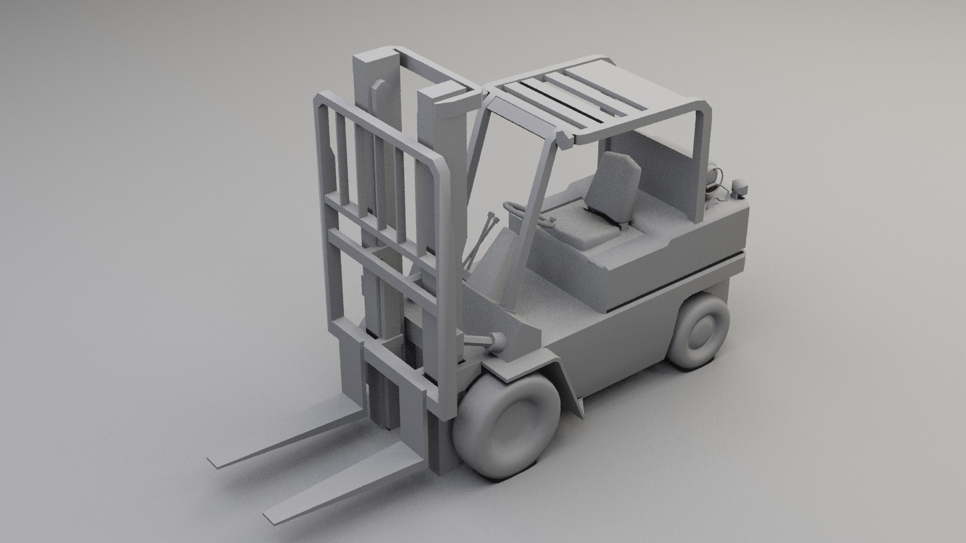 Forklift Truck 3D Model - TurboSquid 1352439