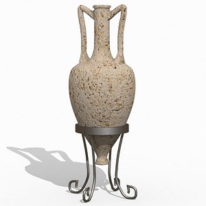 3d amphora ancient greek