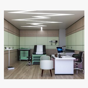 EXAM ROOM CLINIC INTERIOR 3D model