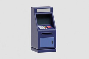 Cartoon ATM Machine