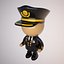 Pilot Zeichentrickfigur