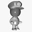 Pilot Zeichentrickfigur