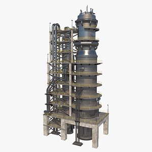 3D model nuclear refinery
