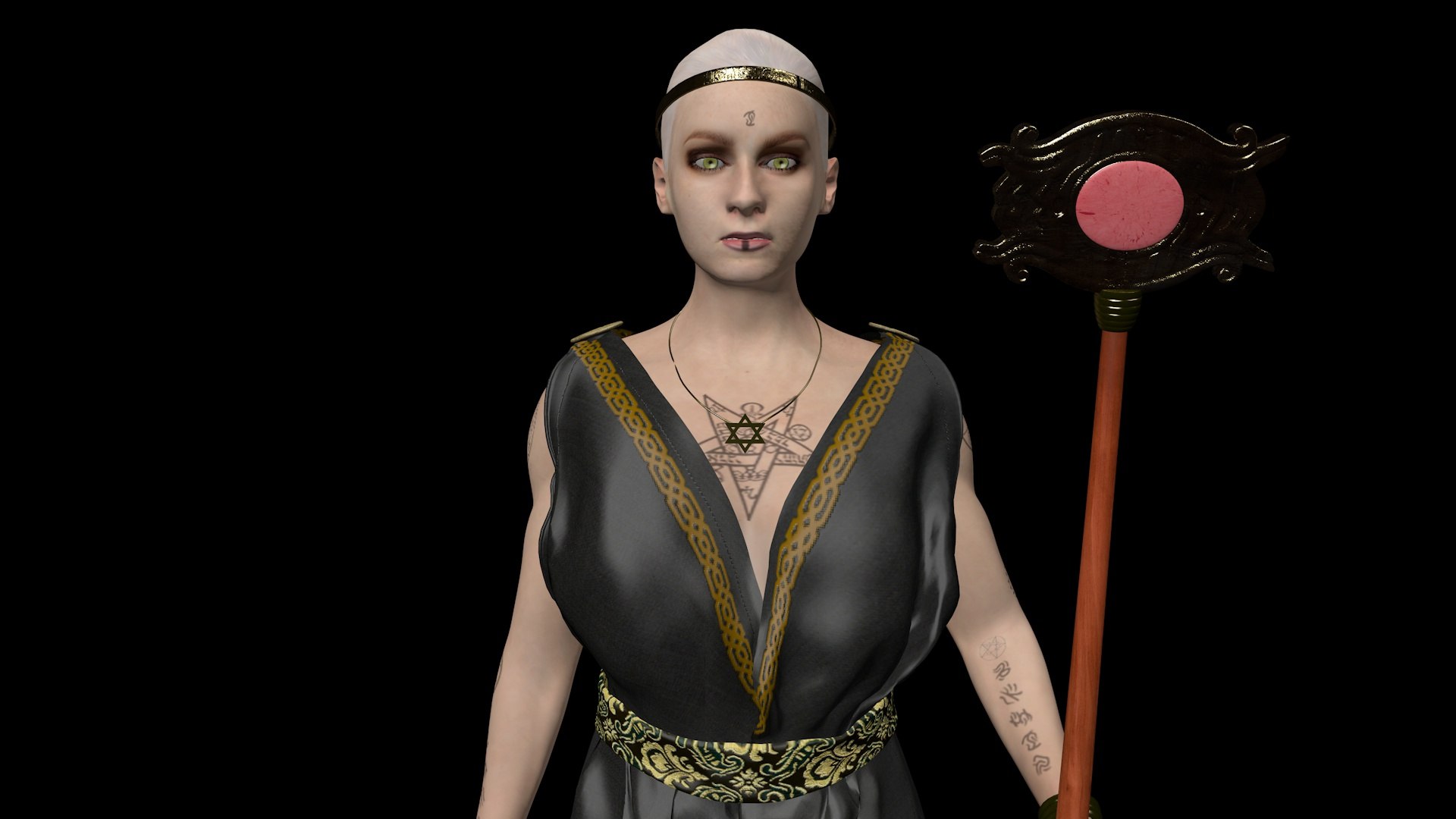 Witch 3D Model - TurboSquid 1973937