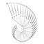 Black Narrow Spiral Stairs