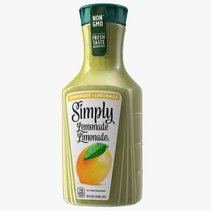 3D Lemon Drink Simply Lemonade