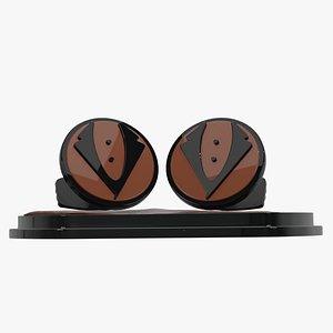 Spy Style Suit Cufflink 3D model
