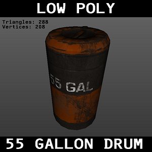 Scifi 55 Gallon Drum