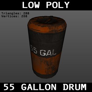 Scifi 55 Gallon Drum