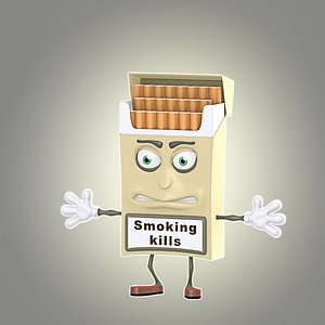 cartoon cigarette pack