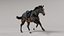 Horse SealBrown Saddled ANIMATED 3D