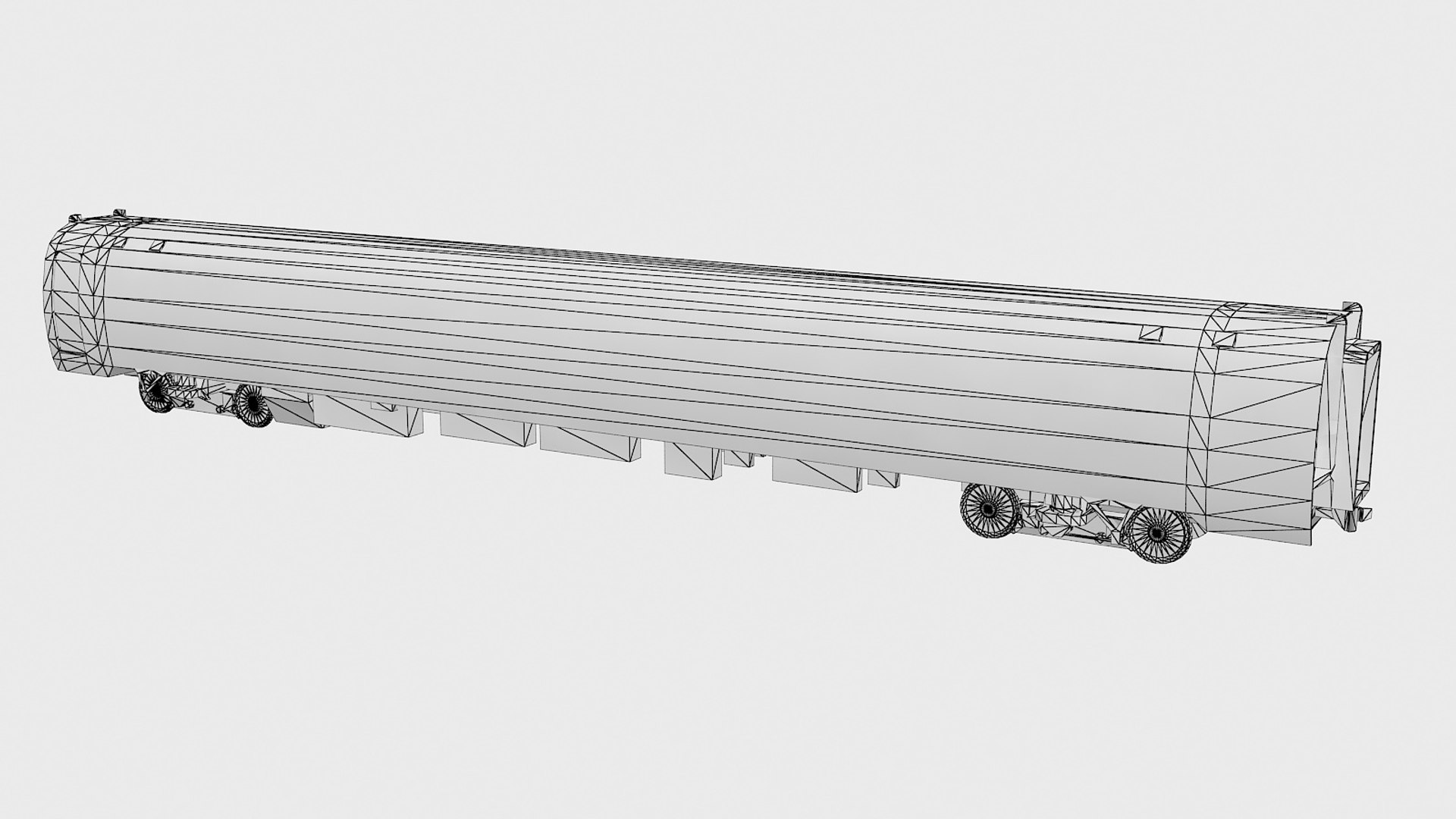 3d Amfleet Passenger Amtrak Ii Model
