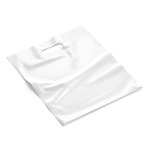 Die-cut plastic bag