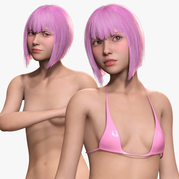 Nara - Realistic Kpop Girl Famous Singer 3D model