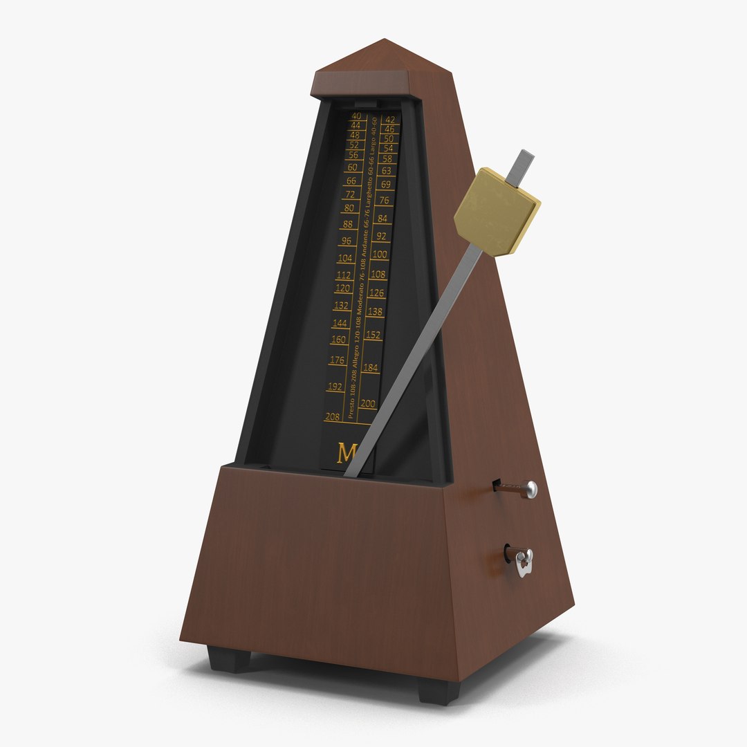 Manual Metronome 3 3D model preview
