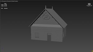 3D House No textures model