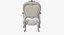 Sillón barroco (PBR, mid-poly)