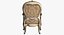 Sillón barroco (PBR, mid-poly)