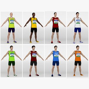 8 Athlete Runners Collection