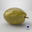 Cracked Olive 02 - 3D Scanned