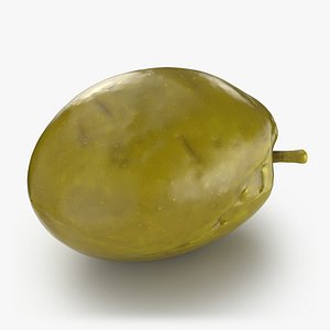 Cracked Olive 02 - 3D Scanned