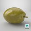 Cracked Olive 02 - 3D Scanned