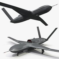 MQ20 Avenger Unmanned Combat Aerial Gray