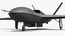 MQ20 Avenger Unmanned Combat Aerial Gray