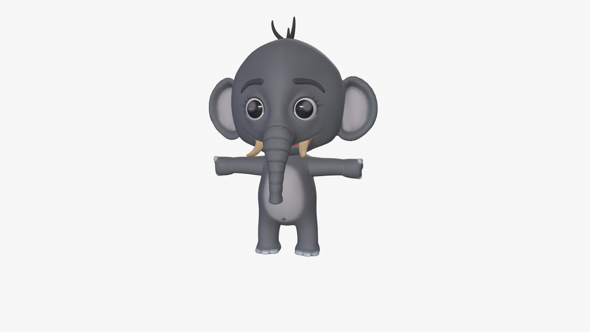 Baby Elephant 3D Model - TurboSquid 2335858