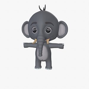 Baby Elephant 3D model