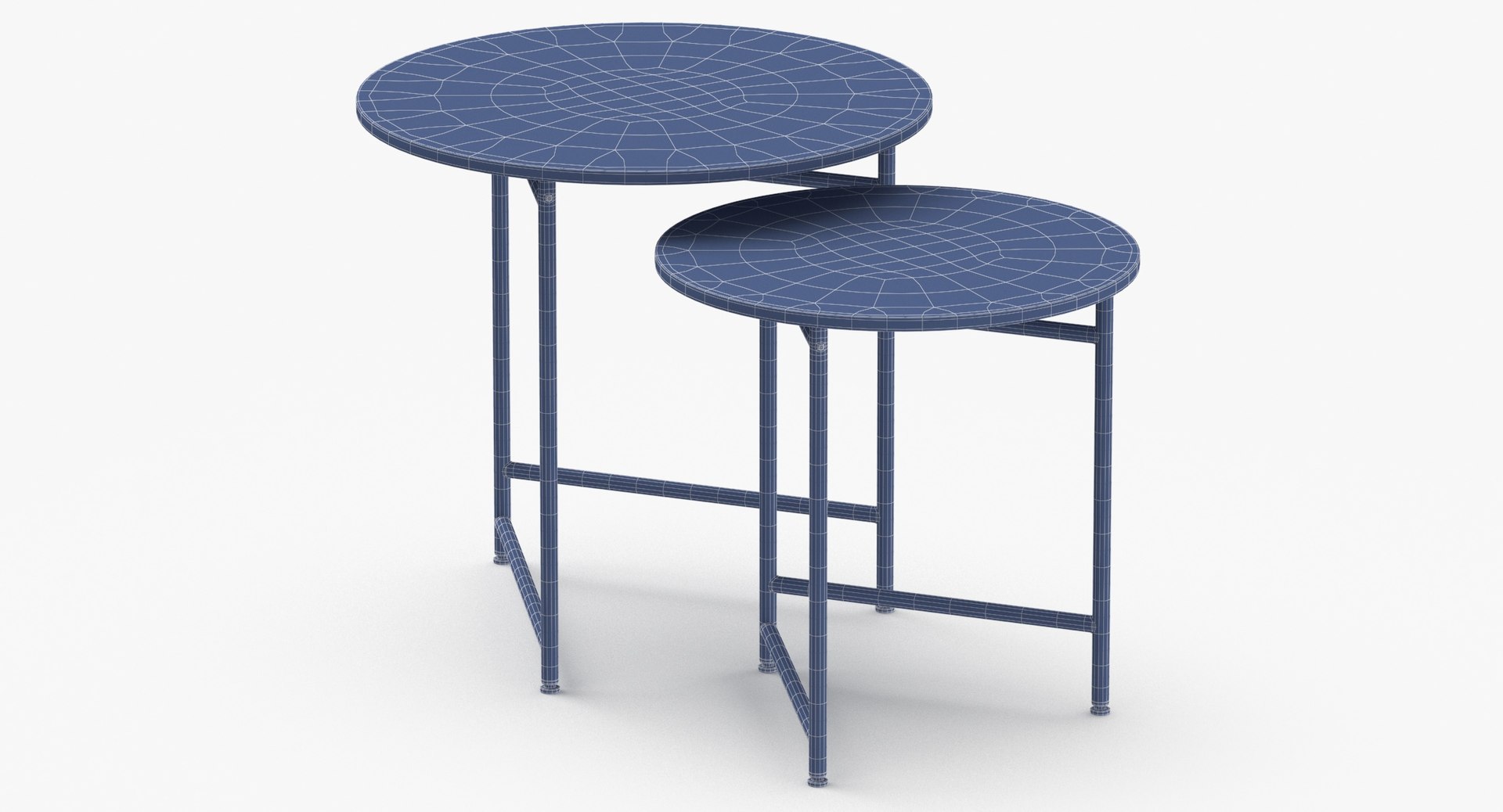 Display Round Table Set Type 01 White Beige and Black(1) 3D model TurboSquid 1978512