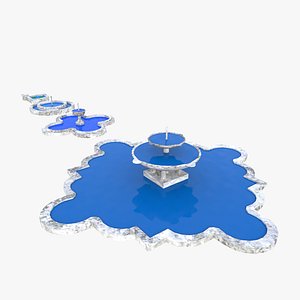Garden Pool 3D model