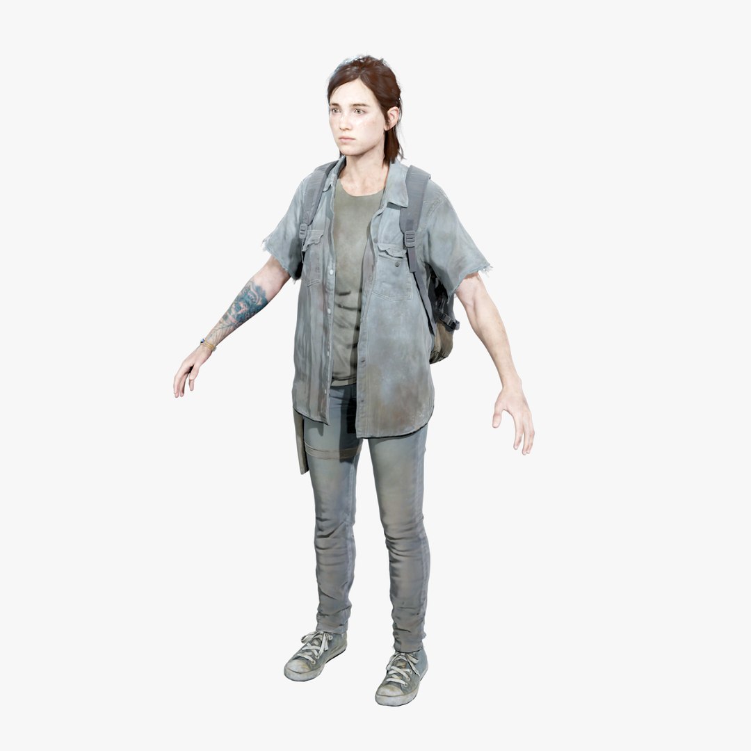 3D Ellie The Last of Us - TurboSquid 2029155