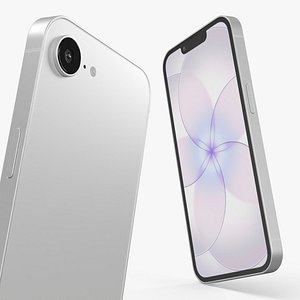 Compact Mobile Touchscreen Phone White