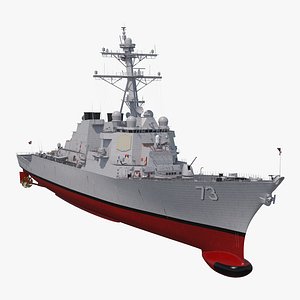 arleigh burke destroyer decatur 3D model