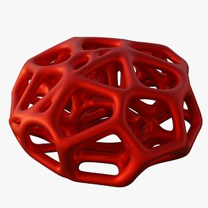 Parametric Organic Geometry Voronoi Ellipsoid