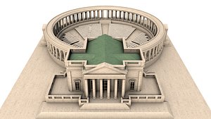 3D Arlington National Cemetery Memorial Amphitheater