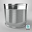 Round Tin Can Medium 3D model