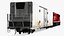 3D Locomotive Canadian Pacific with Railroad Refrigerator Car