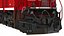 3D Locomotive Canadian Pacific with Railroad Refrigerator Car