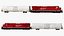 3D Locomotive Canadian Pacific with Railroad Refrigerator Car