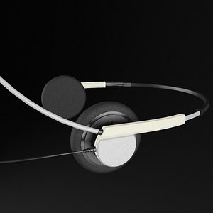 headphones hands headset 3d max