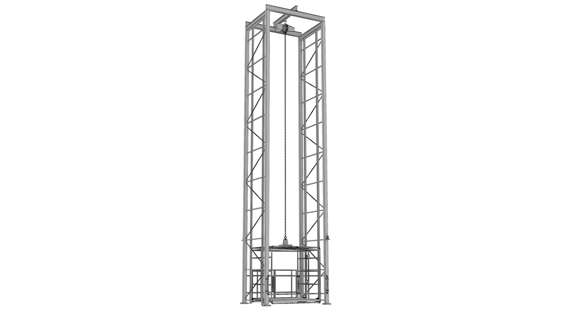3D Industrial Lift - TurboSquid 2292994