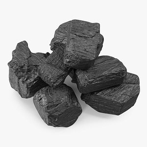 Anthracite Coal Pile 3D model